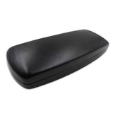 Hard eyeglass case w/cleaning cloth | medium size for men, women