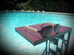 Aviator Wood Sunglasses Mirrored For Men Women Wooden Lightweight Bamboo Frame