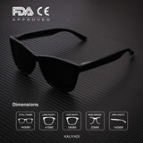 Retro Polarized Sunglasses Vintage Refective Mirror Lens Sun Glasses Men Women