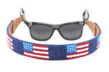 Hand-Stitched Needlepoint Sunglass Strap Retainer