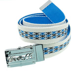 Fashion Reversible Golf Web Belt with Stainless Steel Buckle