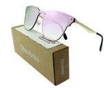 Classic Polarized Sunglasses for Women Wayfarer Unbreakable UV400