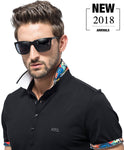Men's Retro Driving Polarized Wayfarer Sunglasses Al-Mg Metal Frame Ultra Light