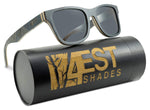 Wood Sunglasses made from Maple -100% polarized lenses in a wayfarer that floats