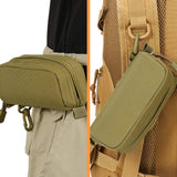 Tactical Sunglasses Case, Tactical Zipper Portable Eyeglasses Carrying Case Sunglasses Hard Case Glasses Pouch