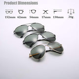 LM1573 62mm Polarized Oversized Aviator Sunglasses