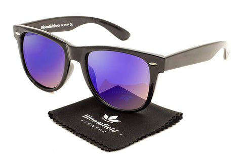 Bloomfield Classic polarized wayfarer sunglasses for men women 100% UV Protection BFW