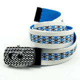 Fashion Reversible Golf Web Belt with Stainless Steel Buckle