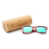 New Wayfarer Polarized Sunglasses for Men Vintage Wood Sun Glasses Women Eyewear