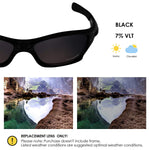 Anti-salt Polarized Replacement Lenses for Oakley Pit Bull