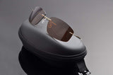 rimless titanium polarized Sunglasses