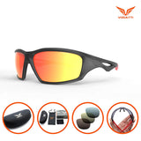 Polarized Sports Sunglasses for Men and Women, Fishing Baseball Golf Running Cycling Camping and Hiking Glasses V1701