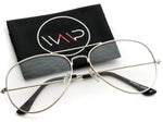 - Vintage Metal Frame Aviator Glasses
