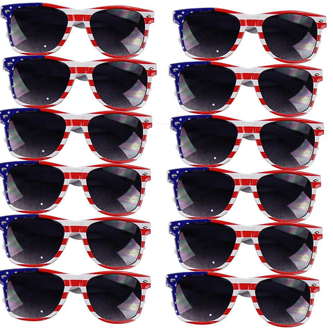 USA American Flag Patriotic Sunglasses