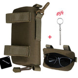 SR Eyeglasses Case, 1000D Nylon Eyeglasses Hard Case Tactical Molle Sunglasses Carrying Case with Clip