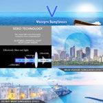 Vintage Oversized Wayfarer Polarized  Driving Sunglasses for Men Women with UV Protection Retro Square Sun Glasses