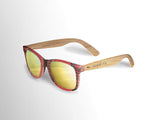 100% POLARIZED WAYFARER BAMBOO FLOATING SUNGLASSES