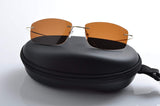 rimless titanium polarized Sunglasses