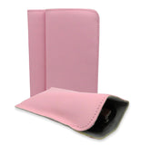 Slip in eyeglasses pouch & reader pouch small medium & large frames w/cloth