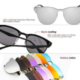 Classic Polarized Sunglasses for Women Wayfarer Unbreakable UV400