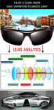 Men's Polarized Sunglasses Sports Glasses for Cycling Fishing Golf TR90 Superlight Frame