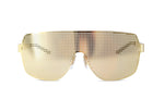 Unisex Pinhole Oversized Metal Flat Faced Fashionable Aviator Glasses