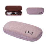 Linen Fabrics Ultra-Light Hard Myopia Eyeglasses Glasses Case