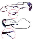Leather Eyewear Retainer, Sunglasses Holder Strap - Unisex (Brown)