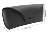 Sunglasses Case, Suitable for Aviator, Wayfarer,Clubmaster Sunglasses, w/Free Accessories