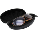 (3PCS) Portable Travel Zipper Eyesglasses/Sunglasses Hard Case Eyes Glasses Bag Box