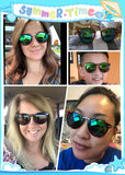 Wayfare Sunglasses Women Man's Polarized Driving Retro Fashion Mirrored Lens UV Protection Sunglasses