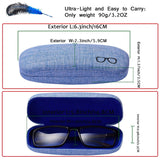 Linen Fabrics Ultra-Light Hard Myopia Eyeglasses Glasses Case