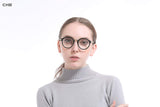 Vintage Inspired Clear Lens Round Horned Rim reading glasses Superlight