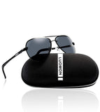 Men's Polarized Aviator Sunglasses with Al-Mg Aloy Temple 63mm Lens LM007