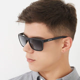 Cool Oversized Square Sunglasses for Men Women Polarized UV Protection 60mm