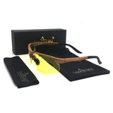 New Design HD Night Vision Flexible Temple TR90 Frames Sunglasses-black