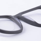 Kirka Men Optical Eyewear Non-prescription Eyeglasses Frame with Clear Lenses 52 mm