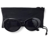 Clout Goggles Bold Oval Retro Mod Vintage Kurt Cobain Glasses-Sunglasses for Men or Women