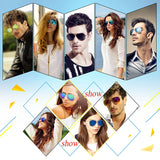 G Sunglasses for Men Women Aviator Polarized Metal Mirror UV 400 Lens Protection