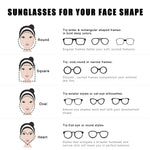 Unisex Street Fashion Sunglasses Square Frame Mirror Lenses For Small Face