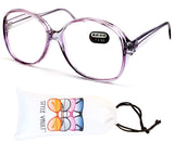 E3035-vp  Oversized Reading Eyeglasses