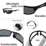 Polarized Sport Sunglasses for Men Women Reflective Unbreakable Outdoor