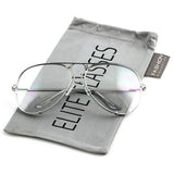 Aviator Poshe Oceanic Lens Twirl Metal Design Frames Sunglasses