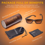 Wood Sunglasses Polarized for Men and Women - Bamboo Wooden Wayfarer Style