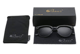 Semi Rimless Retro Polarized Sunglasses Women Men Brand Sun Glasses