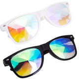 Kaleidoscope Glasses - Rainbow Rave Prism Diffraction Crystal Lens Sunglasses Goggles