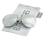 Aviator Poshe Oceanic Lens Twirl Metal Design Frames Sunglasses