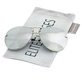 Aviator Poshe Oceanic Lens Twirl Metal Design Frames Sunglasses