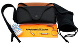 Sunglasses Case, Suitable for Aviator, Wayfarer,Clubmaster Sunglasses, w/Free Accessories