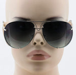 Aviator Poshe Oceanic Lens Twirl Metal Design Frames Sunglasses
